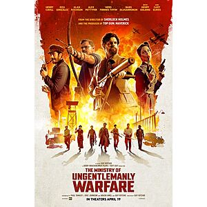 The Ministry of Ungentlemanly Warfare 1 or 2 Free Ticket 4/13 Early Screening Via AtomTickets