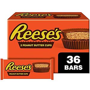$21.59 w/ S&S: 36-Count 1.5 Ounce Reeses Milk Chocolate Peanut Butter Cup