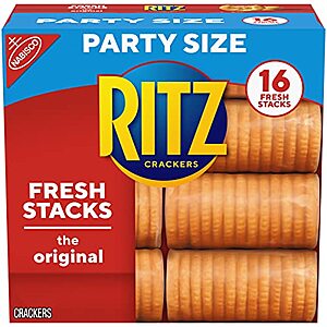 $3.85 w/ S&S: 23.7-Ounce 16-Sleeves Ritz Crackers Flavor Party Size Box