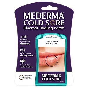 [S&S] $9.29: 15-Count Mederma Cold Sore Discreet Healing Patch