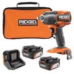 RIDGID 18V Brushless Cordless 4-Mode 1/2" Mid-Torque Impact Wrench w/ Friction Ring with (2) 4Ah Batteries, Charger & Bag $199 + Free Shipping