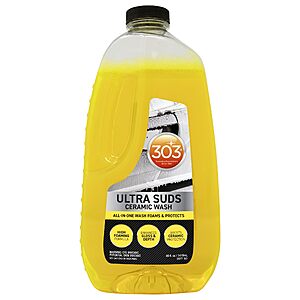 48 oz 303 Products Ultra Suds Ceramic Car Wash Soap, $11.03 with coupon, Amazon