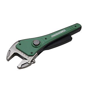 Masterforce® 8" SpeedJaw™ One Handed Adjustable Wrench $12.99 +$2.80 "picking" fee before 11 percent rebate