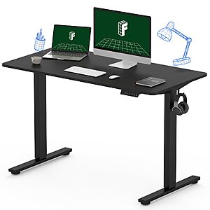 FLEXISPOT 48"x24" Sit/Stand Desk, Electric Height Adjustable, Whole-Piece (Black Frame + Black Top) - $119.99 @ Amazon after coupon