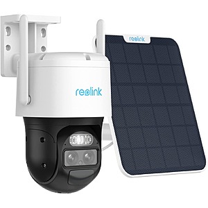 2K Reolink TrackMix Wireless Solar Security Camera w/ Dual-Band WiFi, Auto-Zoom Tracking, Dual View, Pan & Tilt $165.43 + Free Shipping