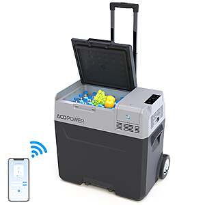 52Qt 12V ACOPOWER LionCooler Pro Portable Solar Fridge Freezer w/ Battery $399 + Free Shipping