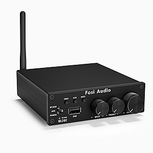 Fosi Audio BL20C Bluetooth 5.0 Stereo Audio Receiver Amplifier $72 + Free Shipping
