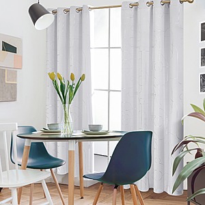 2-Pack Deconovo Long Thermal Insulated Blackout Curtains (Two Patterns) from $9 + Free Shipping w/ Prime or $35+ orders