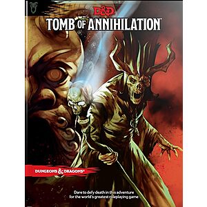 Dungeons & Dragons Tomb of Annihilation 256-Page Hardcover Book $25.50 + Free Shipping w/ Prime or on $35+