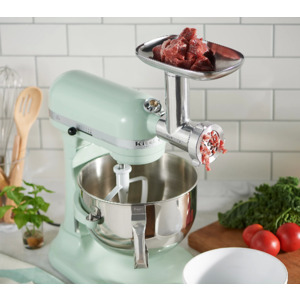 $59.98 KitchenAid Metal Food Grinder Attachment w/Sausage Stuffer  (QVC New Customer Deal w coupon) (shipping is not free)