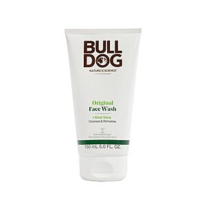 5-Fl. Oz. Bulldog Men's Skincare Original Face Wash Scrub w/ Aloe Vera, Camelina Oil, & Green Tea $2.64 w/ S&S + Free Shipping w/ Prime or on $35+