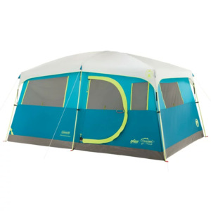 8-Person Coleman Tenaya Lake Fast Pitch Cabin Camping Tent w/ Closet (Blue) $125 + Free Shipping
