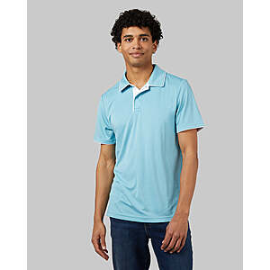 32 Degrees Men's Stretch Flow Tipped Polo Shirt $7.99