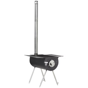 US Stove Company Caribou 1-Burner Wood Manual Stainless Steel Outdoor Stove Lowes.com - $50