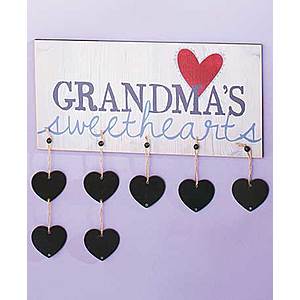 Grandma's Sweethearts Wooden Plaque $1.50, Football Bling Pashmina Scarf $1.99 & More + Free S/H