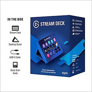 Elgato Stream Deck MK.2 Keypad (Black) $97.49 + Free Shipping (AMAZON) Business