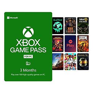 Xbox Game Pass for PC 3 Month Membership US is $14.99 at Newegg DOTD w/ code 93XSD45 (Converts to 2 months of Xbox Game Pass Ultimate if you're on Ultimate) $14.96