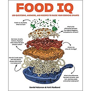 Food IQ: 100 Questions, Answers, and Recipes to Raise Your Cooking Smarts (eBook) $2