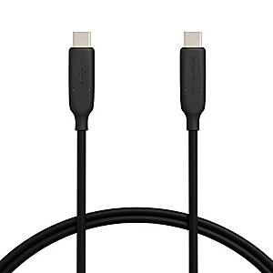 Amazon Basics Fast Charging 60W USB-C3.1 Gen2 to USB-C Cable - 3-Foot, Black - $2.47 - Amazon
