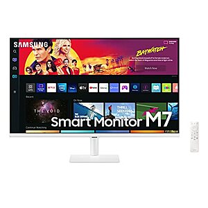 32" Samsung M70B 4K UHD VA 4ms 60Hz Smart Monitor & Streaming TV (White) $270 + Free Shipping