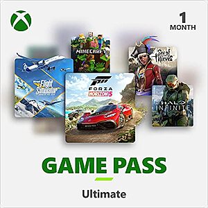 Xbox Game Pass Ultimate: 1 Month Membership [Digital Code] - $12.74 - Amazon