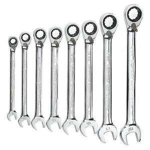 Gear Wrench Metric Reversible Combination Ratcheting Wrench Set (8-Piece) $32.99