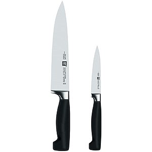 Zwilling® Four Star 2-Piece Must Haves Knife Set 4 inch paring and 8 inch chef's knife @ BBB $63.99 + FS