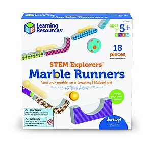 18-Piece Learning Resources STEM Explorers Marble Runners $5 + Free Shipping w/ Prime or on $25+