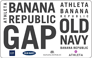 $50 Gap Options gift card ( Gap, Old Navy, Banana Republic and Athleta), $40, Egifter