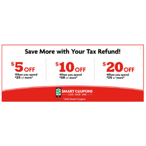 Family Dollar in store digital coupons, $5 off $25, $10 off $50, $20 off $75