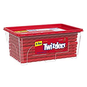 5-Lb Twizzlers Twists Licorice Chewy Candy (Strawberry) $8 w/ S&S + Free Shipping w/ Prime or on $25+