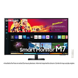Samsung EDU/EPP: 43" Samsung M70B 4K UHD HDR10 Smart Monitor & Streaming TV - $299.99