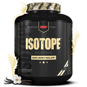 Redcon 1 Isotope - 100% Whey Isolate Protein (5 LB) for $31.50 with code SECRET50 + subscription + Free Shipping