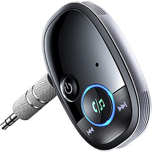 AINOPE Aux Bluetooth Adapter for Car, 2023 Upgraded 5.3 Bluetooth Car Adapter Aux Input/Home Stereo/Wired Headphones/Hands-Free Calls Bluetooth Transmitter Noise Cancelin - $7.50