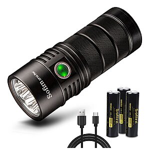 Sofirn SP36 Pro - Powerful Flashlight 8000 Lumens - $47.99 after 40% Discount - $48