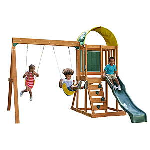 Kidkraft Ainsley wooden outdoor swing set - $199