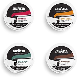 Lavazza Coffee K-Cup Pods Variety Pack for Keurig Single-Serve Coffee Brewers, 64 Count~$19.61 After Coupon & 5% S&S @ Amazon~Free Prime Shipping!