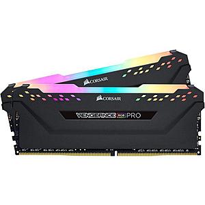 Newegg: CORSAIR Vengeance RGB Pro 32GB (2 x 16GB) 288-Pin DDR4 SDRAM DDR4 3200 (PC4 25600) Desktop Memory $152 after coupon + FREE Shipping