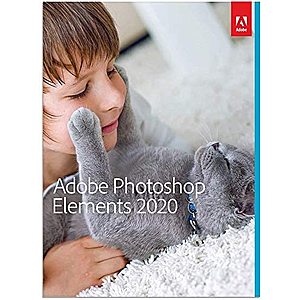 Adobe Photoshop Elements 2020 - PC/Mac Disc or Download Code - $54.99 - Amazon Deal of the Day