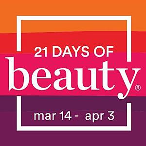 Ulta 21 Days of Beauty Sale: Select Make-up / Skincare Products 50% Off + Free Store Pickup