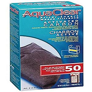 2.4-Oz. AquaClear Activated Carbon Filter Insert $1.50