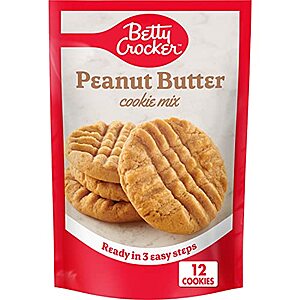 7.2-Oz. Betty Crocker Peanut Butter Snack Size Cookie Mix $1.11 + Free S&H w/ Prime or $25+