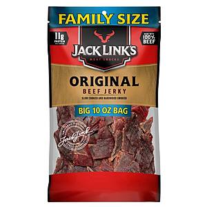 10-Oz Jack Link's Jerky + $10 Vudu Credit $10.95 + Free Store Pickup