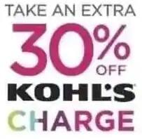 Kohl's Cardholders Coupon for Additional Savings 30% Off + Free Store Pickup