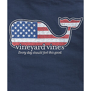 Vineyard Vines Outlet: Boys' Glow in The Dark Long Sleeve Shirt $9.60, Girls' Long Sleeve T-Shirt $6.80, Men's Whale Shirt $13.20, More + Free Shipping on $125+