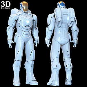 Iron Man Mark 39 Gemini Full Body Armor 3D Printable Model STL Digital File Free (Valid for a Limited Time Only)