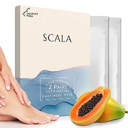 2 pack Scala Foot Peel Mask (unscented) $4.95 + Free shipping w/ Prime or $25+
