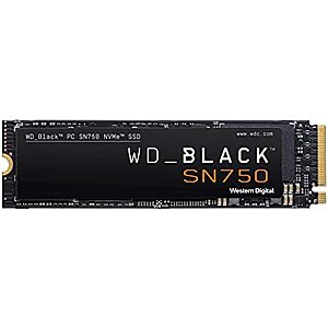 WD_BLACK 1TB SN750 NVMe Internal SSD Solid State Drive - Gen3 PCIe, M.2 2280 $115 + Free shipping @ Western Digital