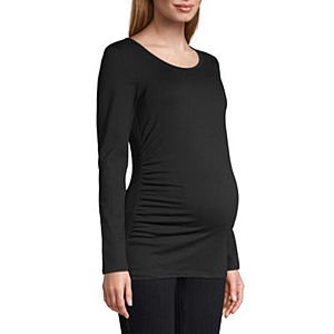 JCPenney Maternity Apparel: Belle Sky Long Sleeve Scoop Tee $3.35, Belle Sky Long Sleeve Dress $4.75 & More + Free Store Pick-Up
