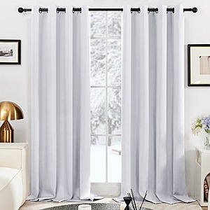 2-PK Deconovo Double Layer Thermal Insulated 100% Blackout Curtains from $12.16~$18.30+ Free Shipping w/ Prime